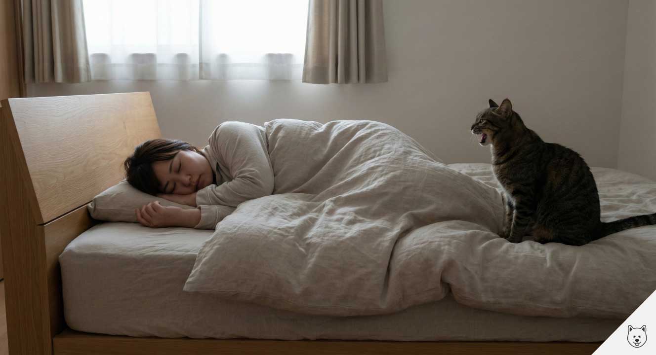 要求鳴きには一貫した無視で対応