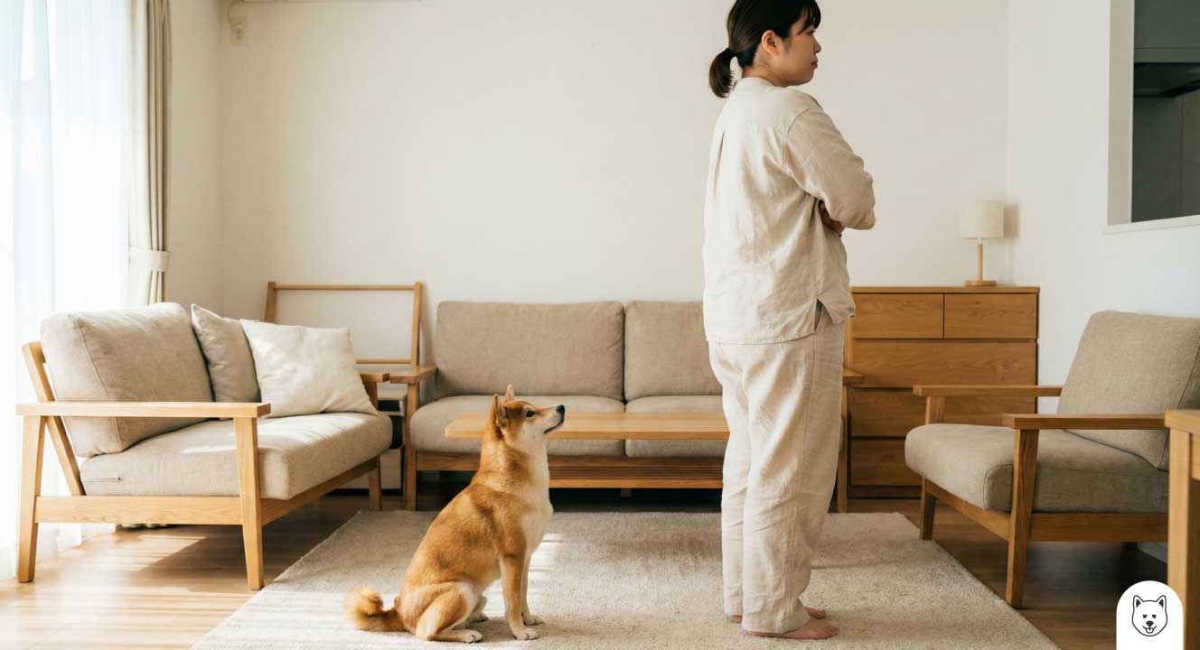 柴犬の噛み癖を直す無視のやり方とタイミング