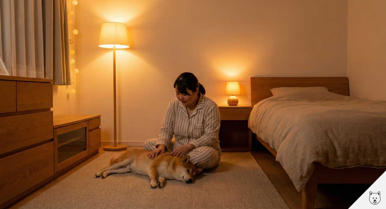 リラックスを促す暖色系の間接照明を取り入れる工夫