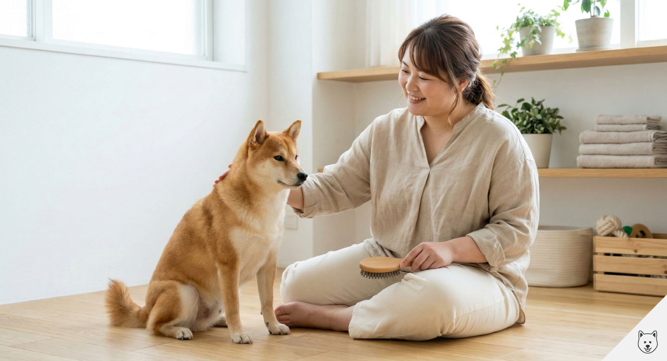 柴犬のブラッシングはやりすぎ注意！皮膚を守るケア方法
