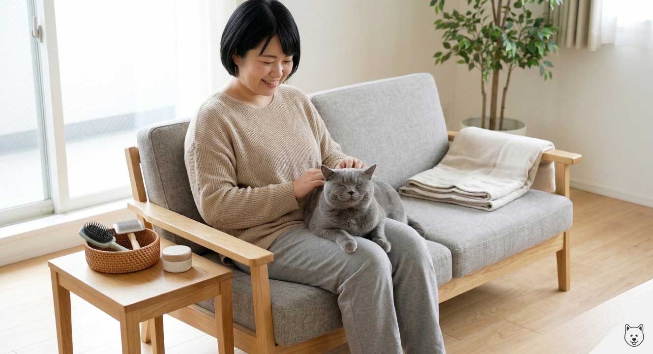 ブリティッシュショートヘアの抜け毛対策と上手な付き合い方