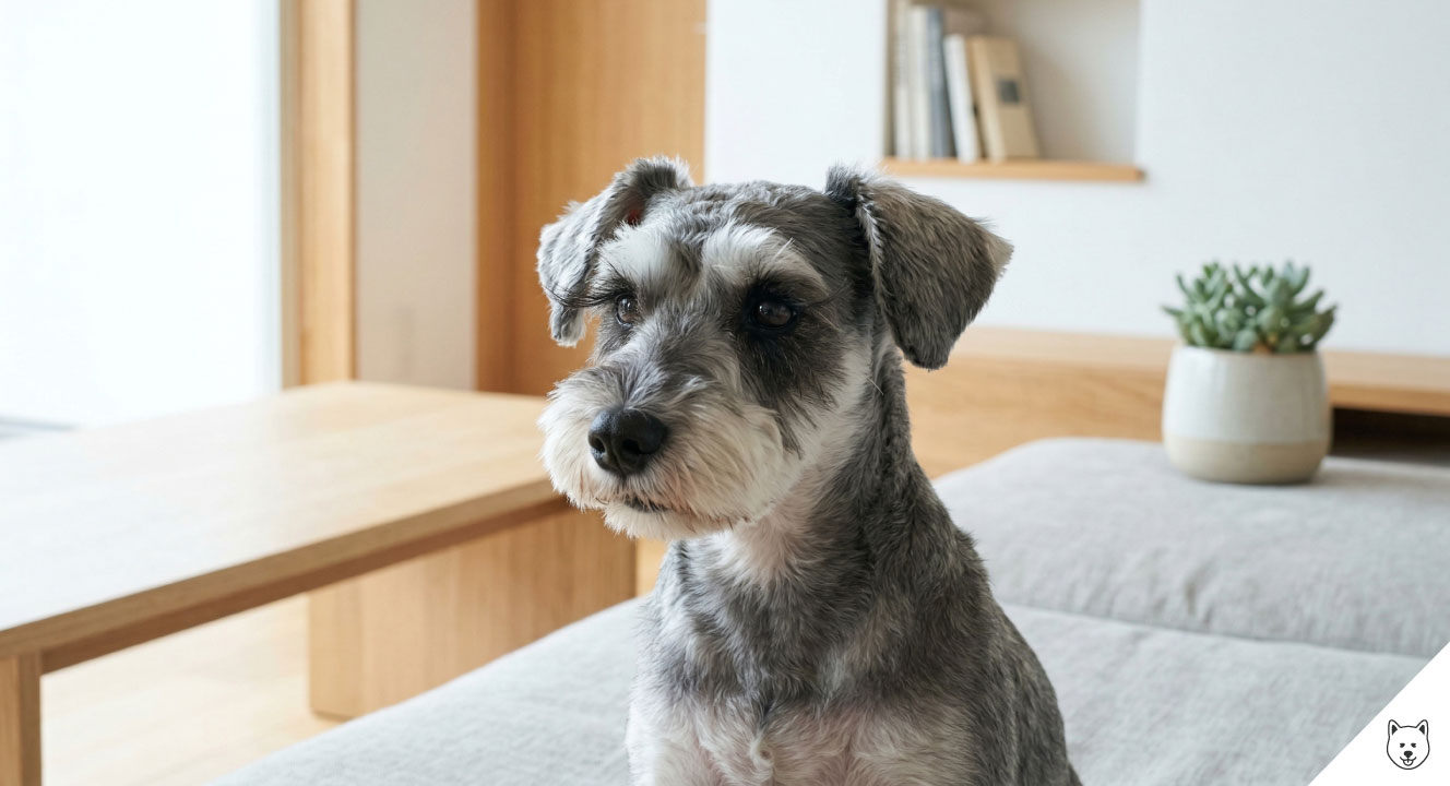 シュナウザーのまつげが長いのはなぜ?