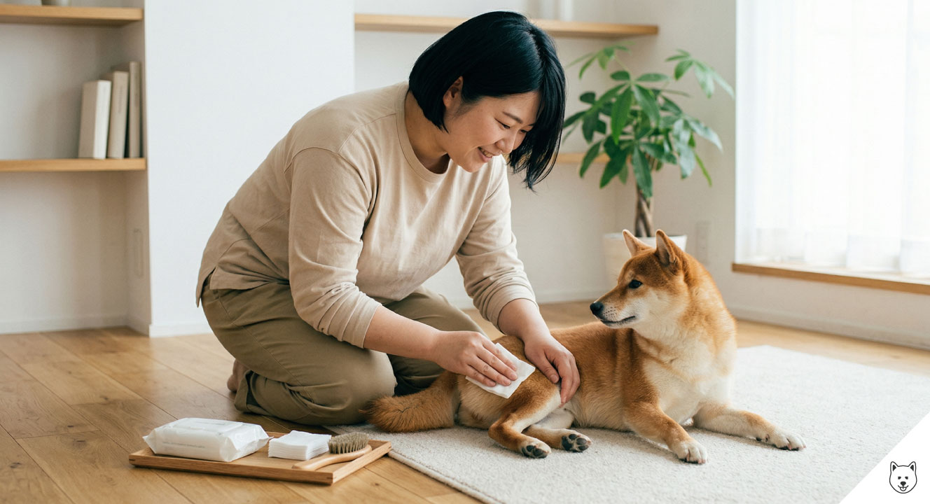 柴犬のおしりの穴のケア方法と病気サインを解説します