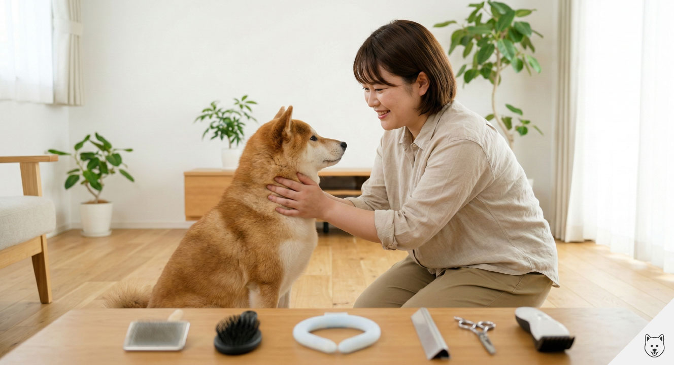 柴犬のサマーカットや丸刈りのメリットとデメリット
