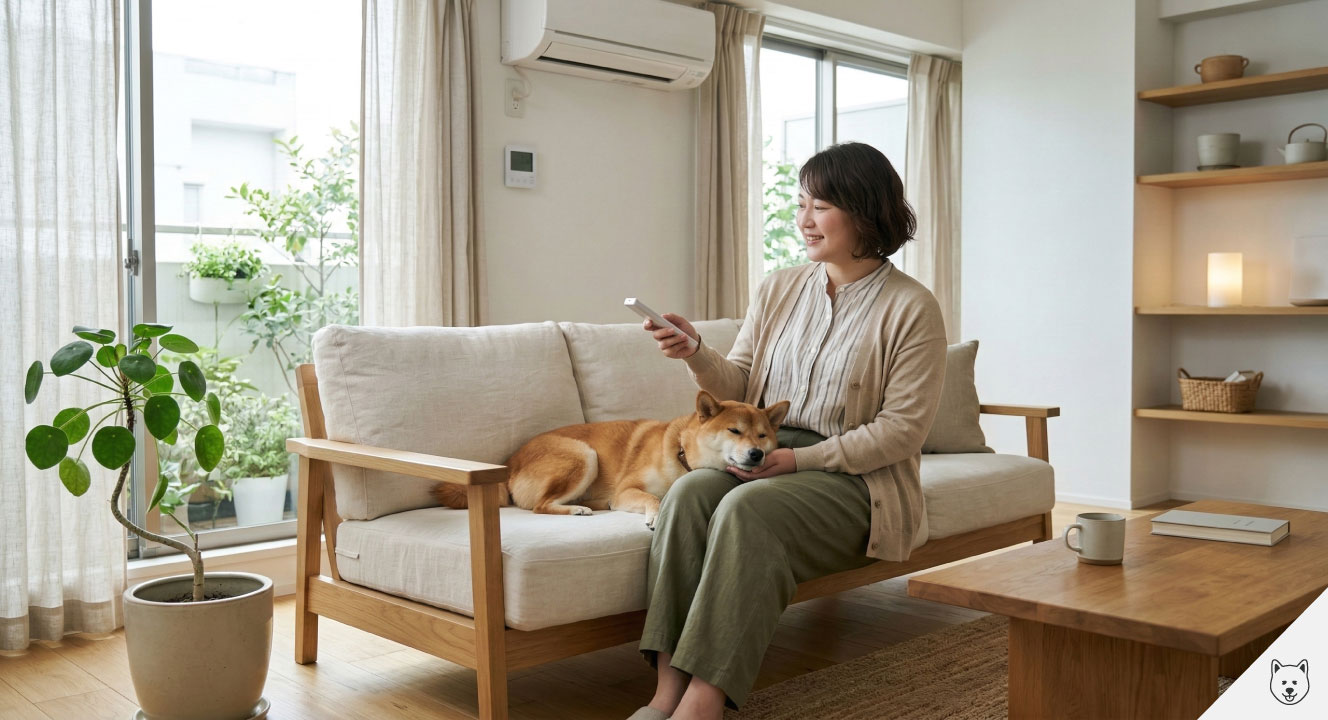 柴犬にとっての適温とは？季節別の温度･湿度管理ガイド