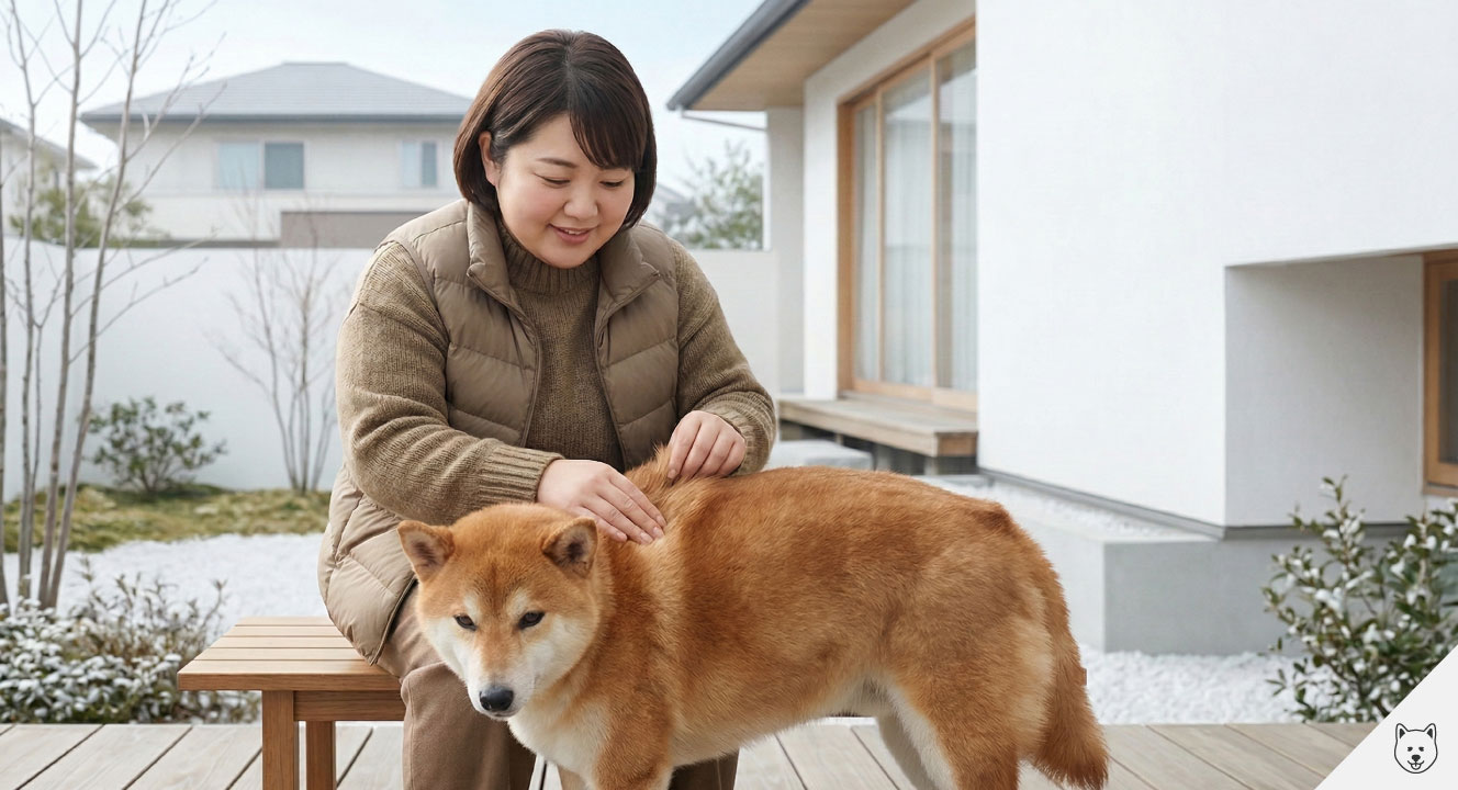 ダブルコートで冬の寒さに強い柴犬の秘密