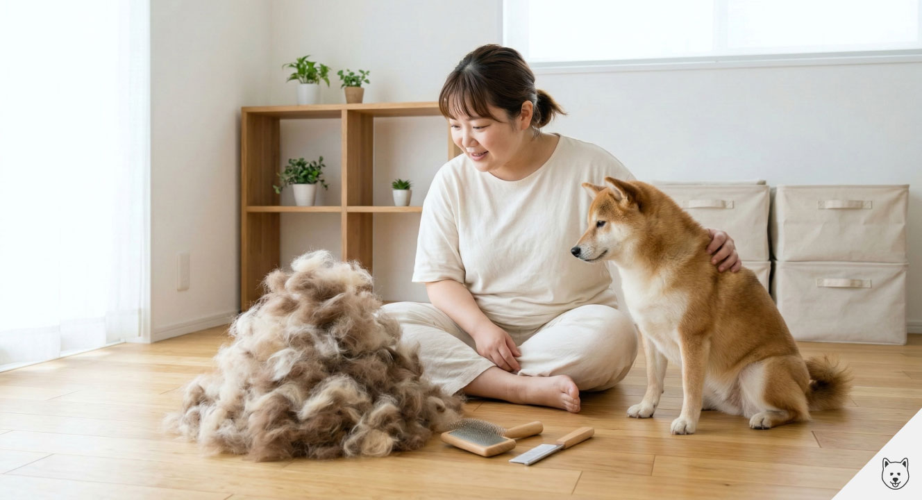 換毛期に抜け毛が大量に出る仕組みとは