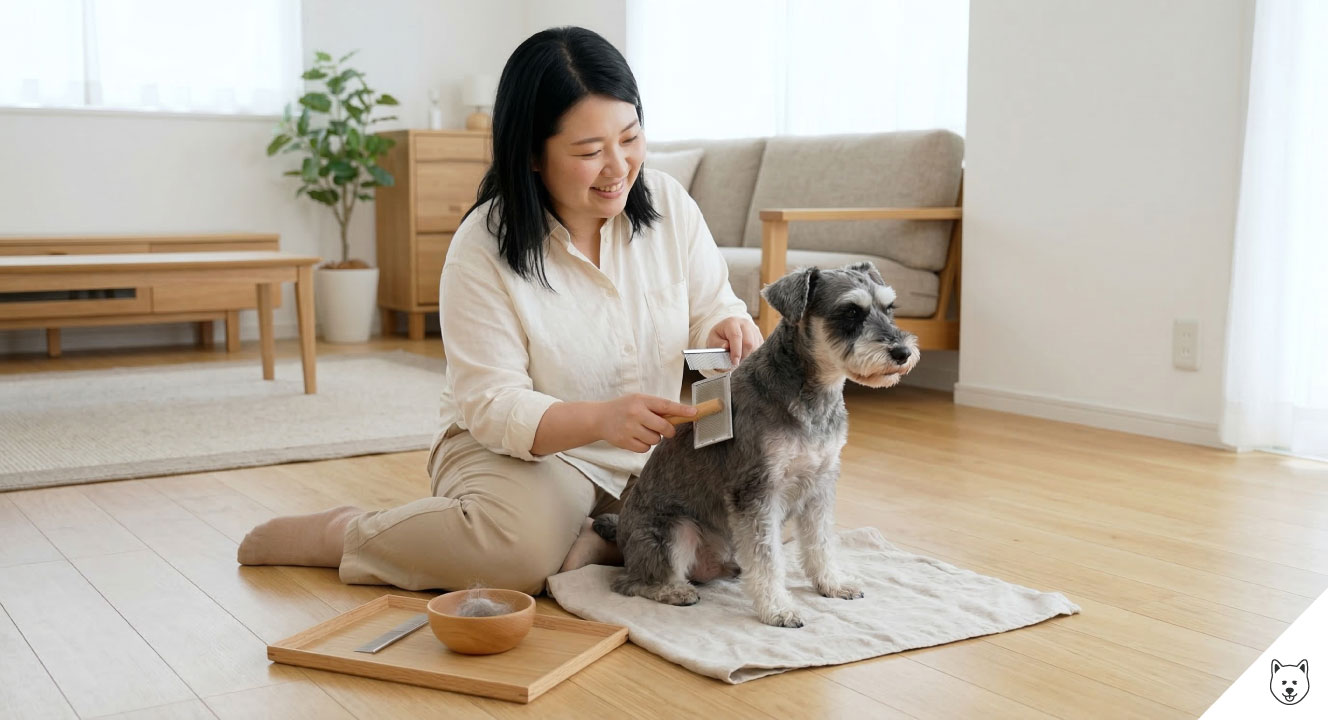 ミニチュアシュナウザーに換毛期はある？
