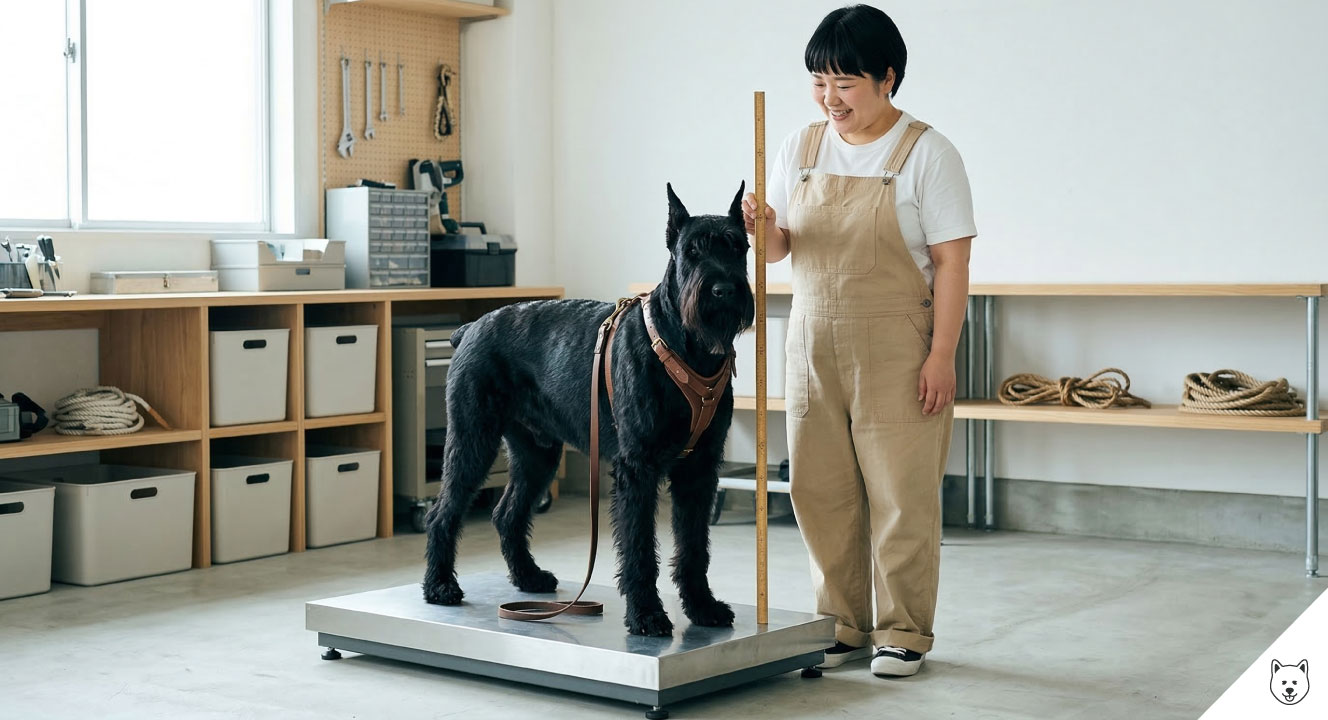 ジャイアントシュナウザーの体重と体高