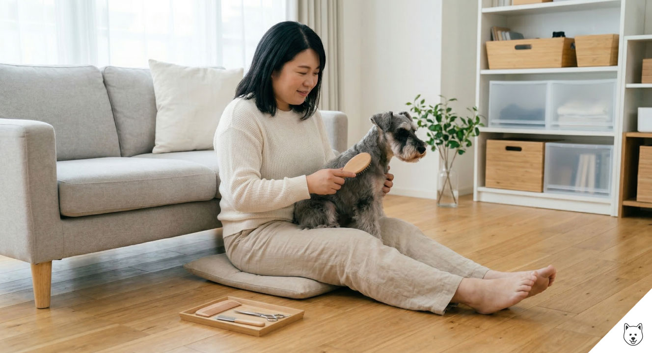 抜け毛が少なく室内で清潔に飼いやすい被毛