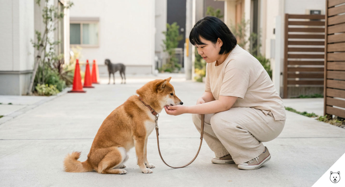 散歩拒否する拒否柴の本当の気持ち