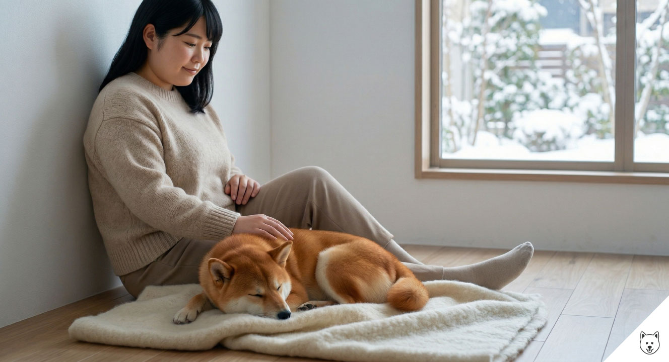 柴犬の被毛が持つ断熱性能と耐寒性の仕組み