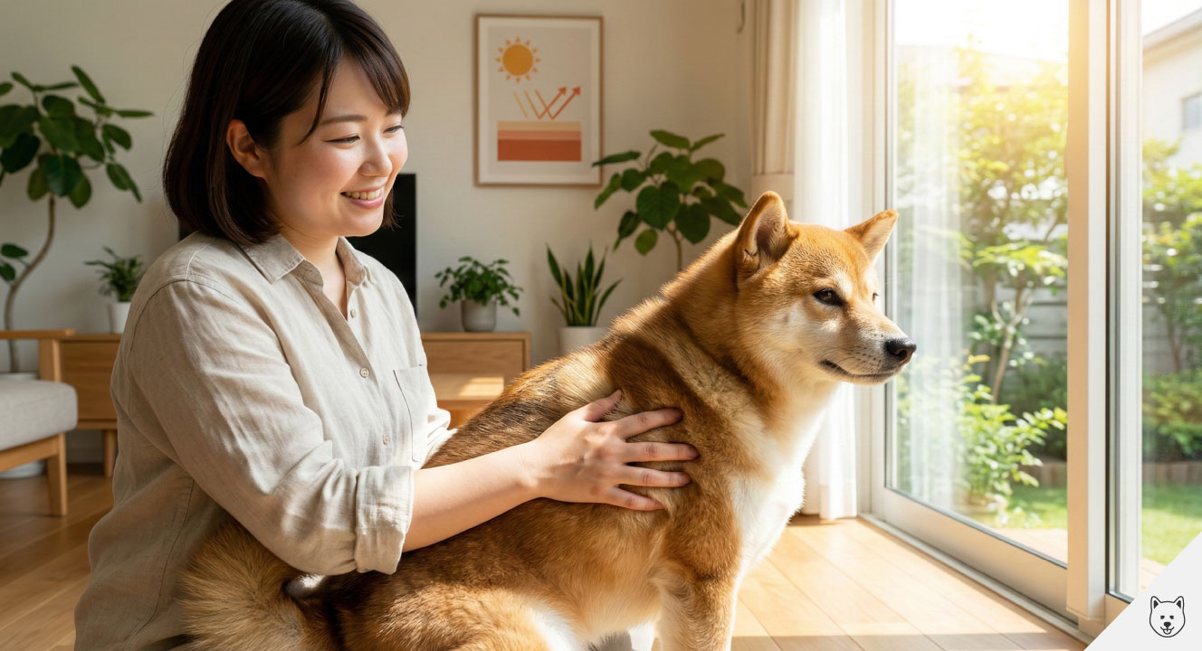 柴犬のダブルコートが夏に果たす役割とは
