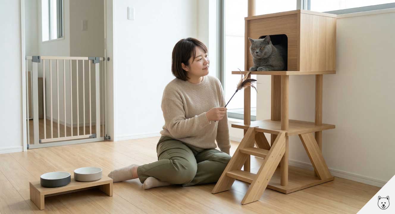 先住猫へのストレス対策