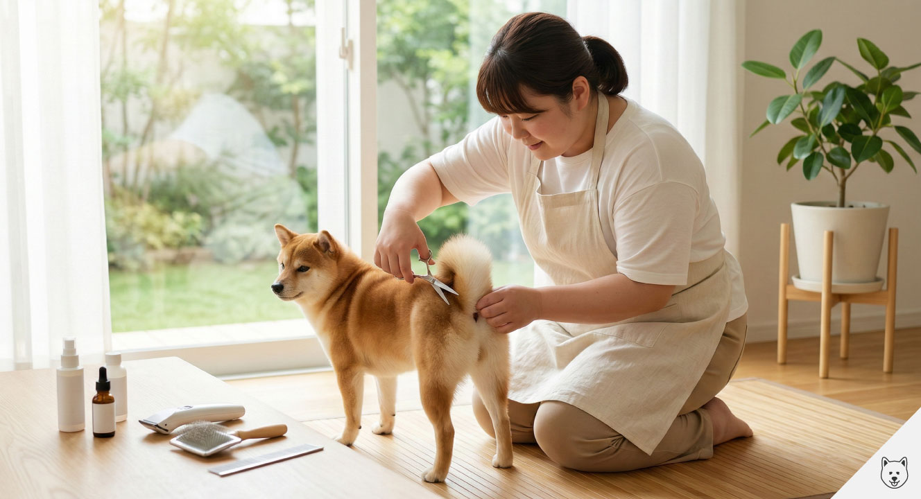豆柴のサマーカットで特に注意したい点