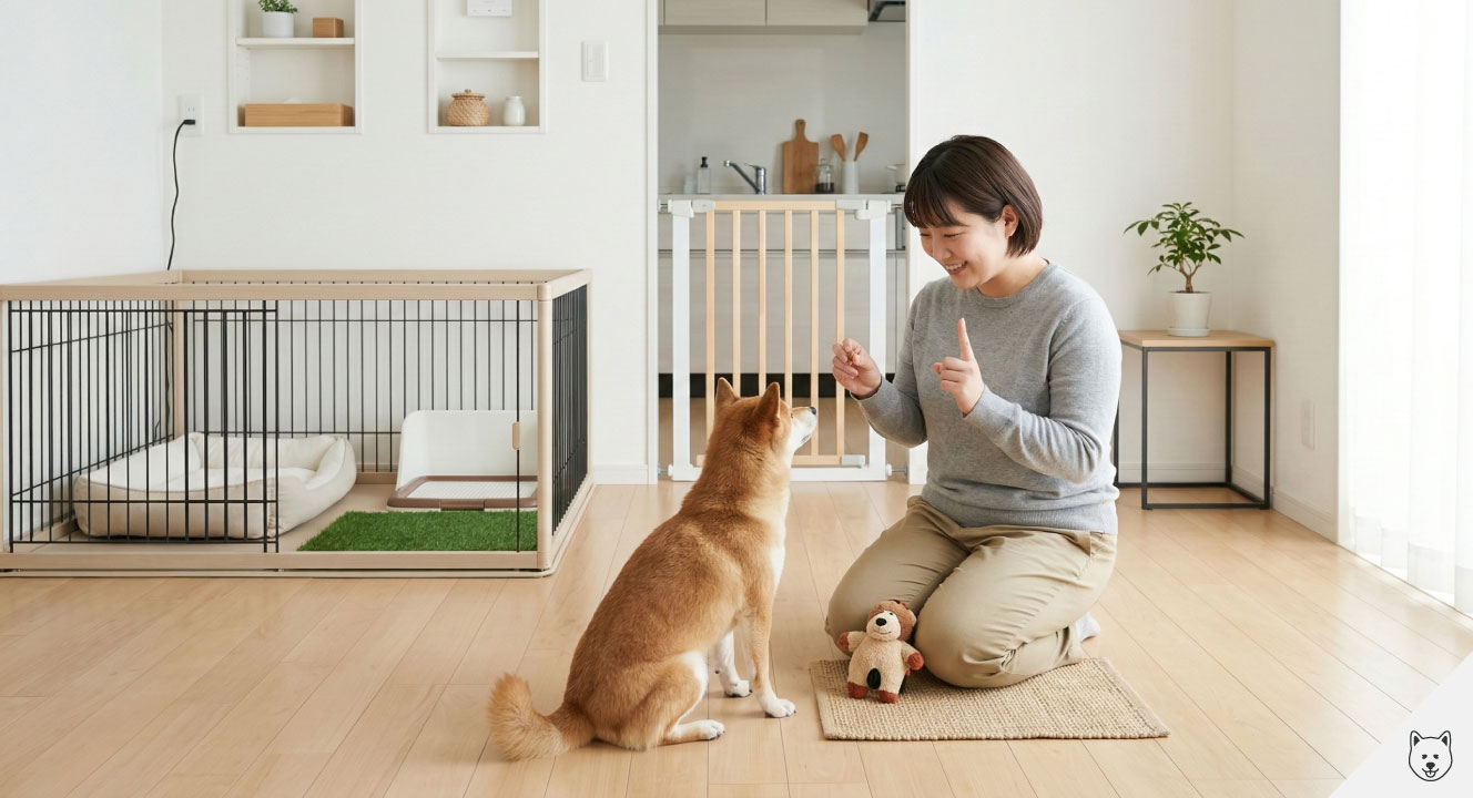 柴犬が留守番上手になるしつけと環境づくり