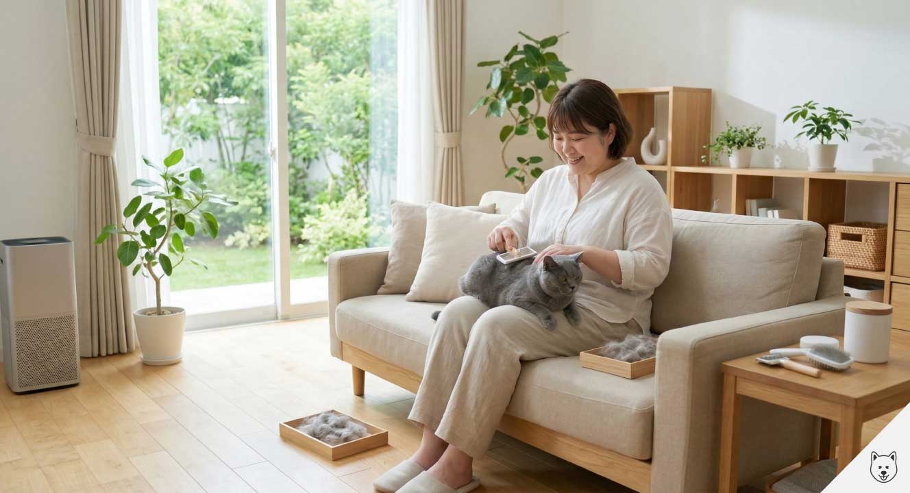 ブリティッシュショートヘアの抜け毛対策で快適な暮らしを