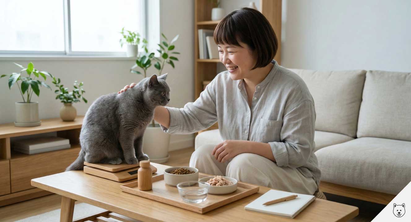 ブリティッシュショートヘアが痩せてる時の改善策