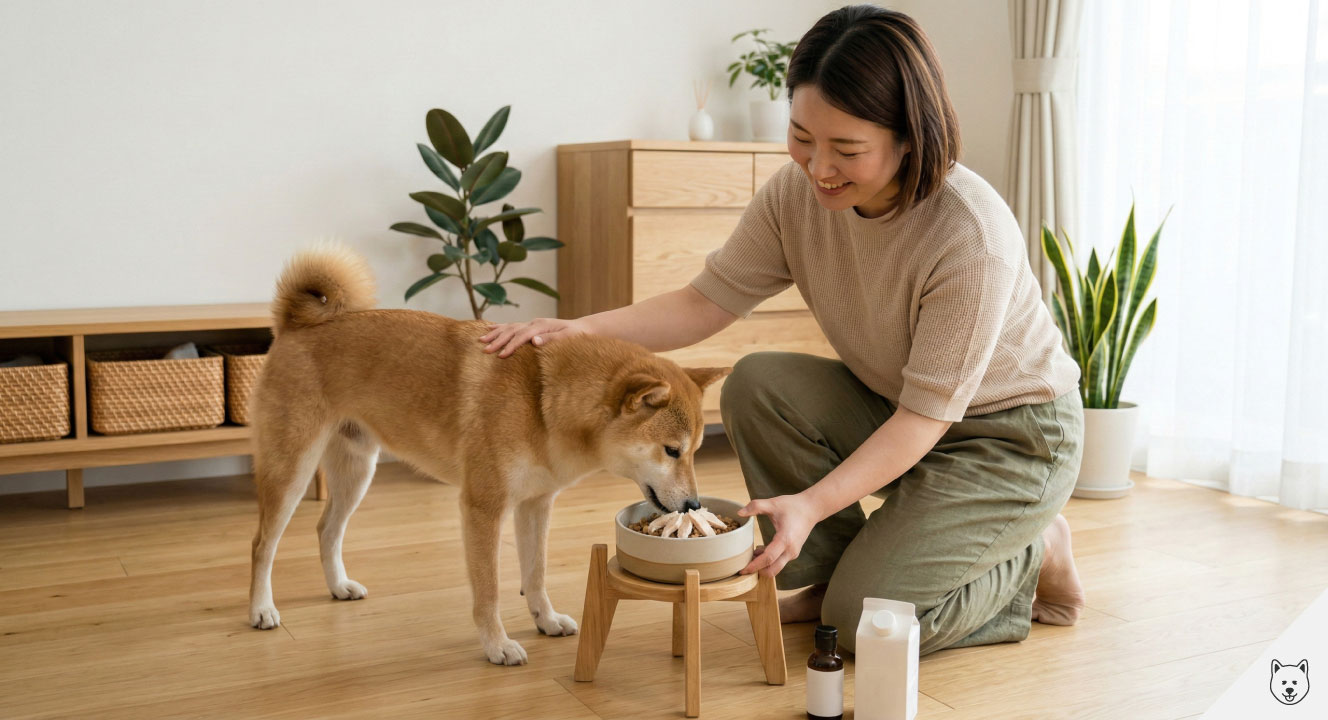 柴犬の痩せすぎを改善する食事と生活ケア