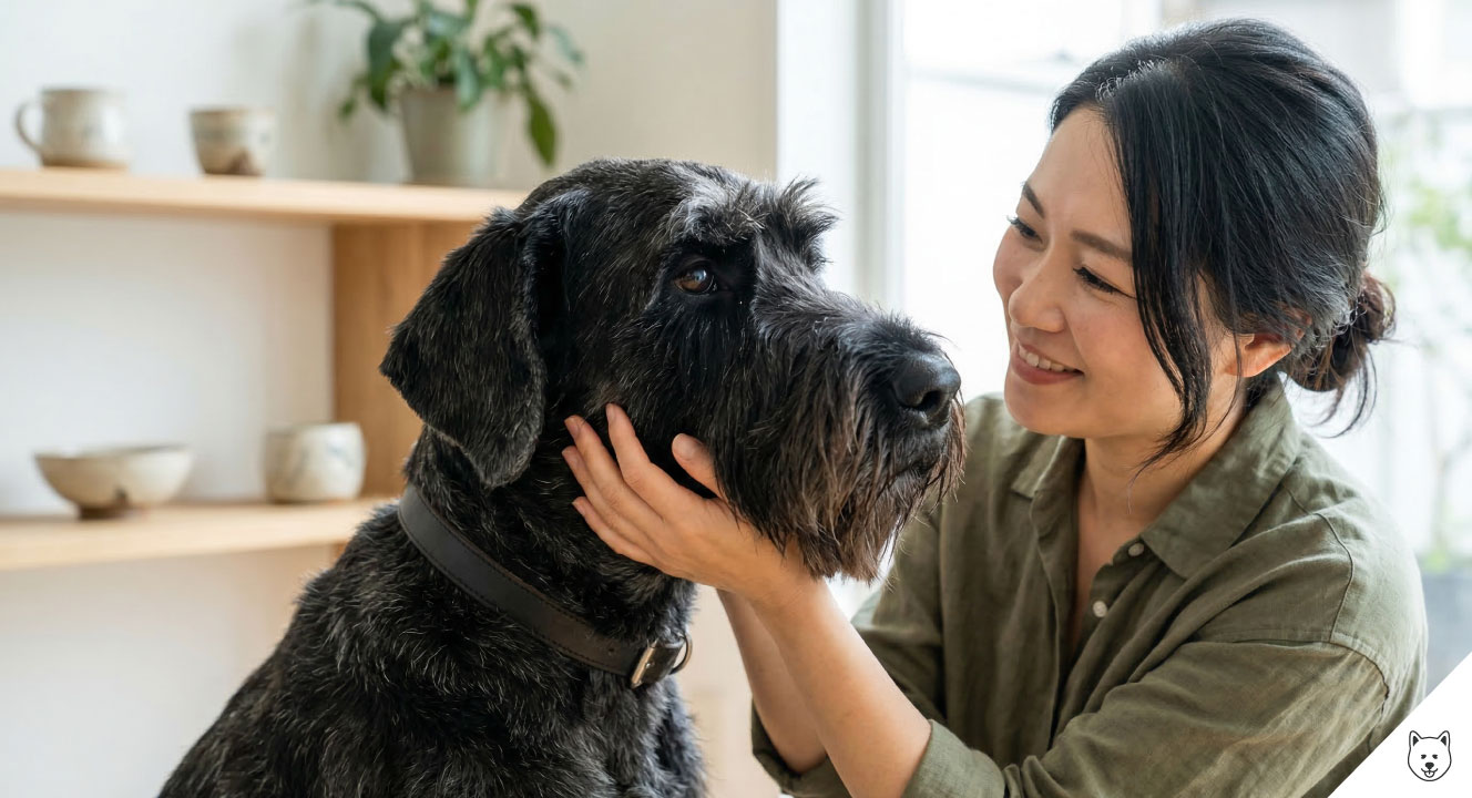 ジャイアントシュナウザーのまつげの成長と特徴