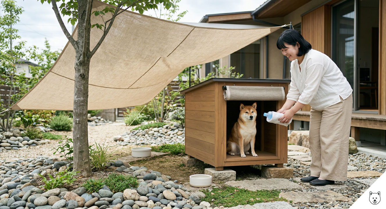 柴犬の外飼いで寿命を延ばす環境づくりと対策