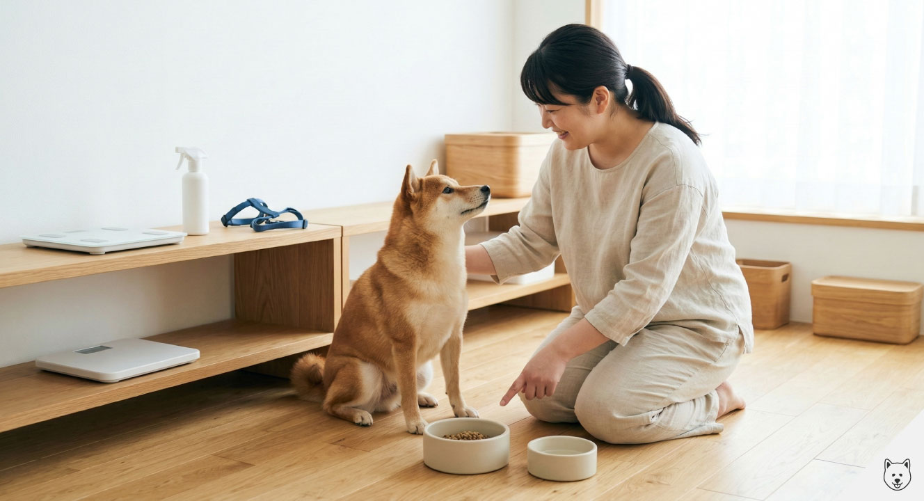 柴犬が成犬になったらいつから変える？食事と健康管理