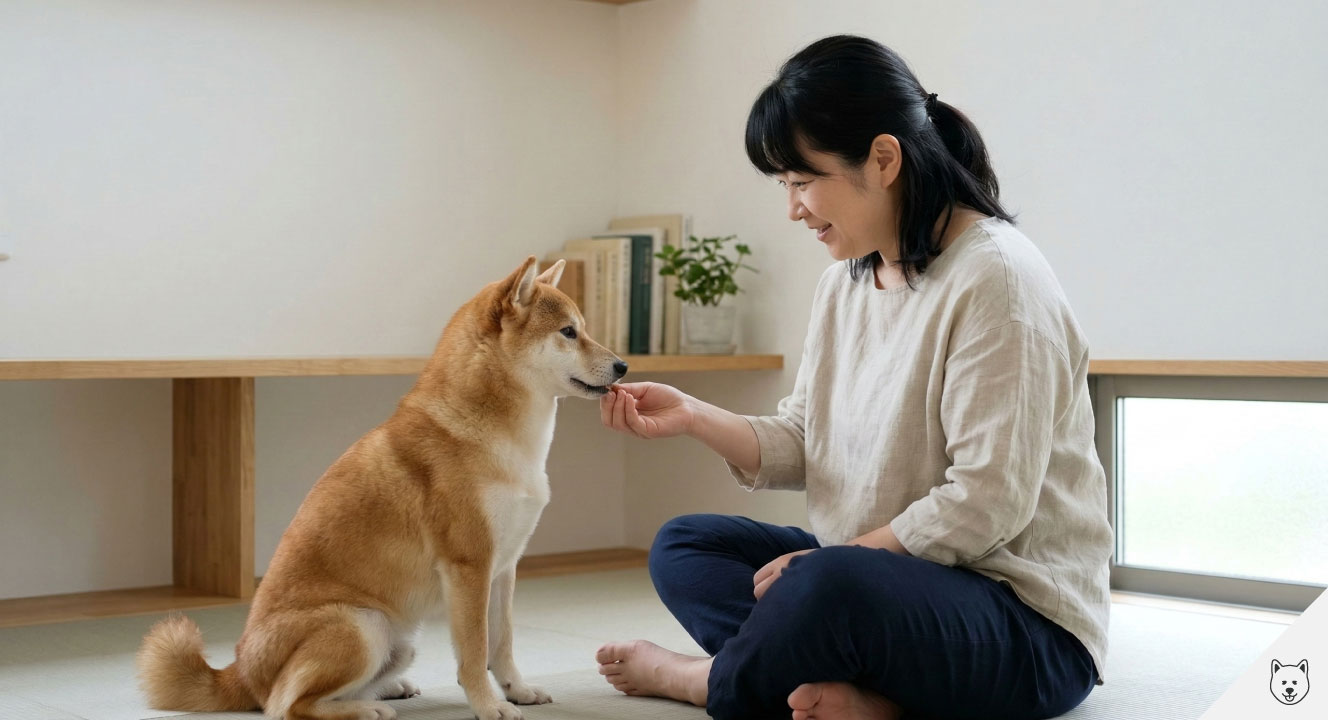 コマンドトレーニングで感情を制御