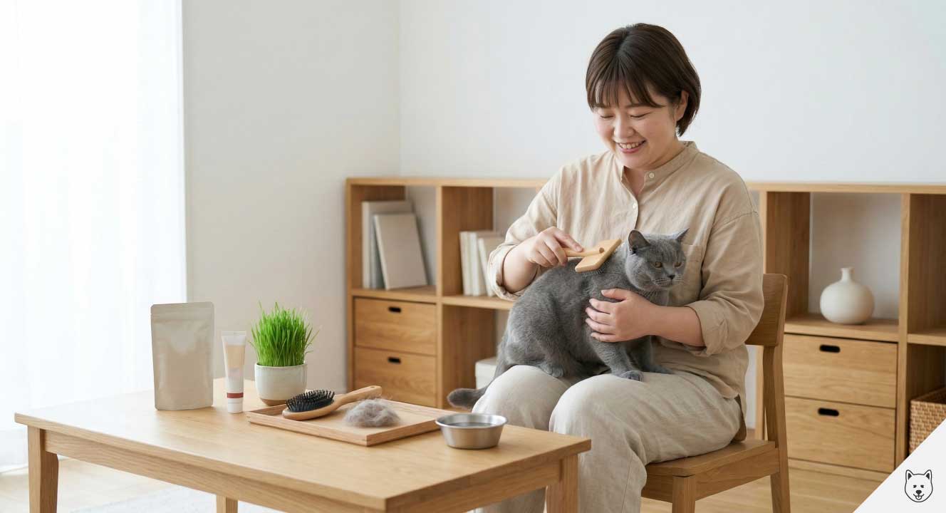 毛球症を防ぐために飼い主ができること