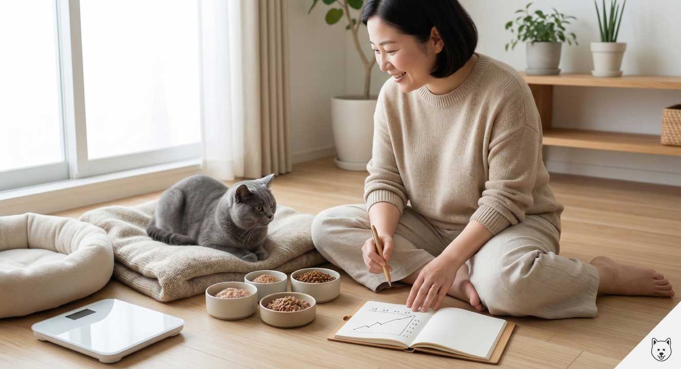 子猫の体重推移と適切な栄養管理