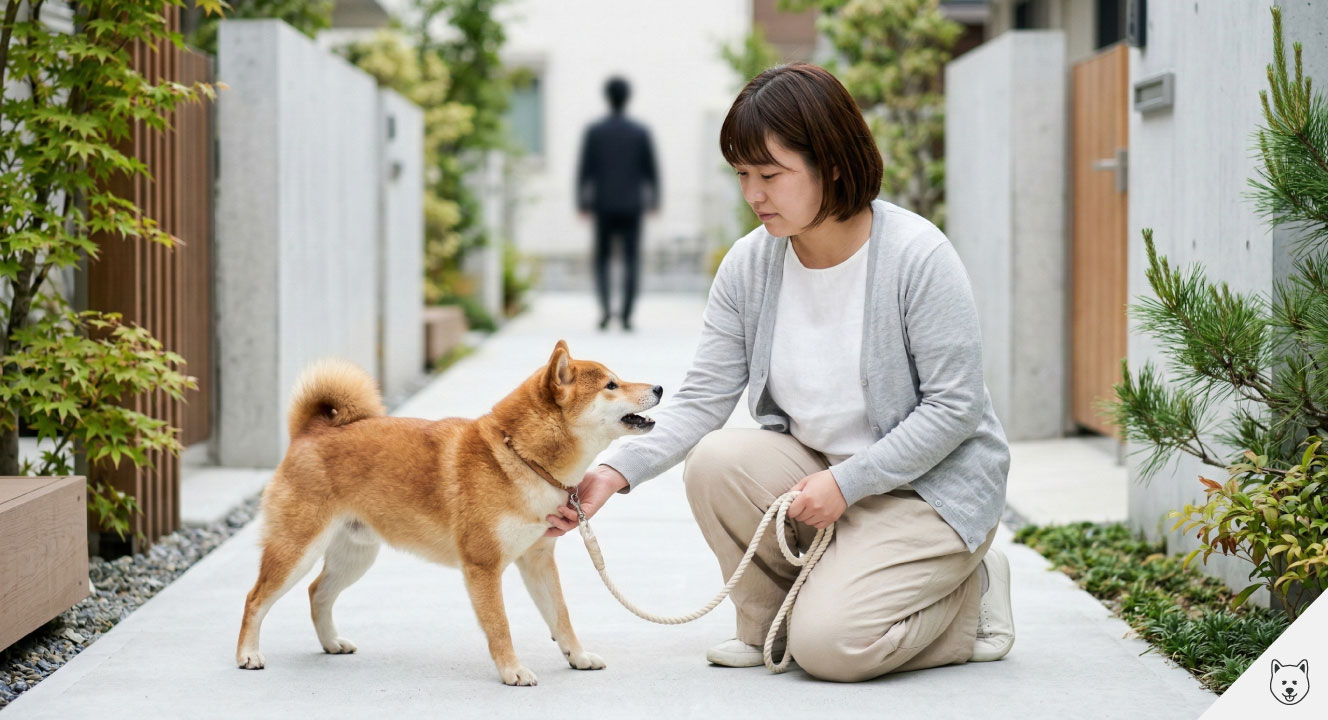 知らない人に吠える心理と理由