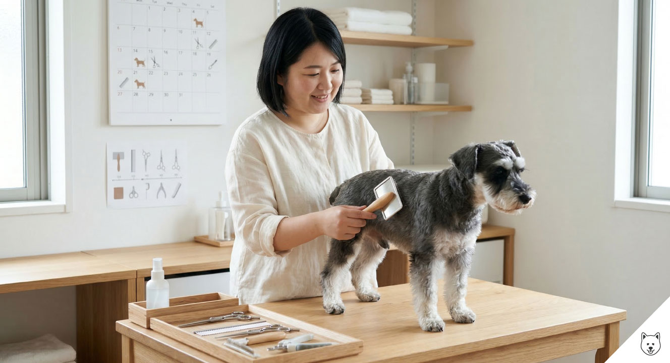 トリミングなどお手入れの頻度と費用の目安