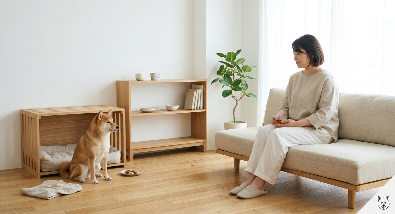 保護犬の柴犬との根気強い向き合い方