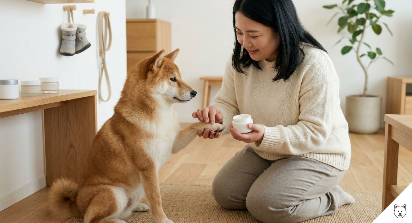 冬の散歩と肉球ケアで寒さから守る方法