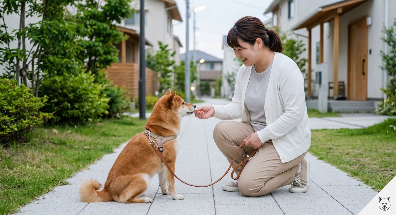 柴犬の散歩拒否の原因と対策