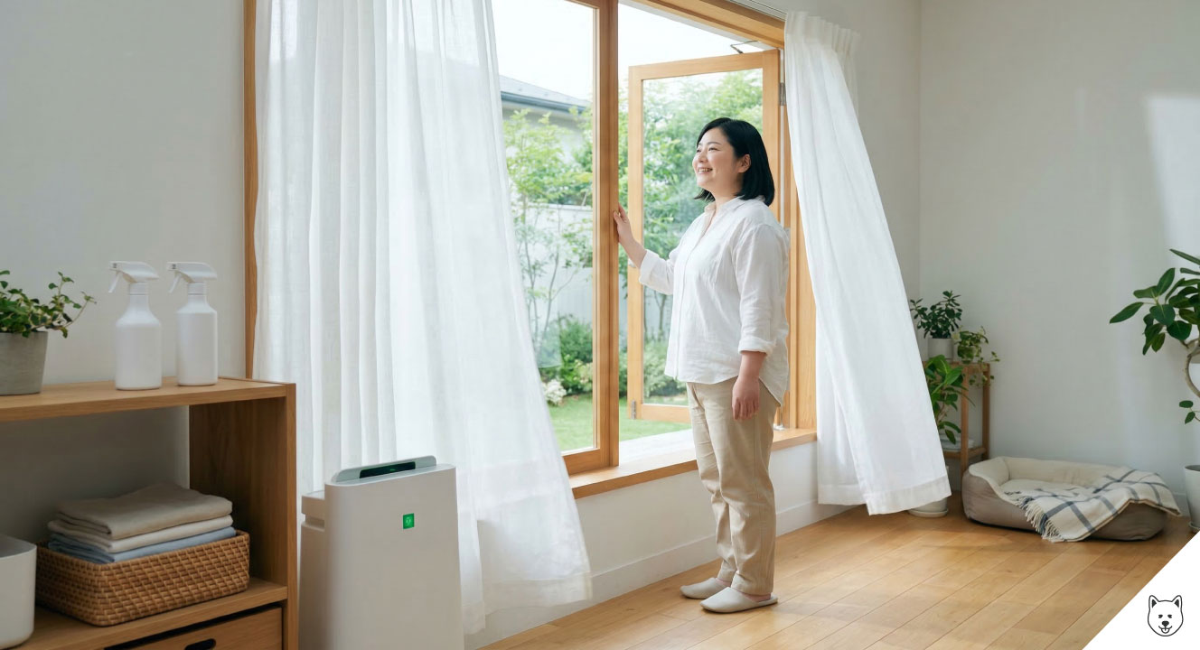 生活環境の消臭と室内の匂い管理