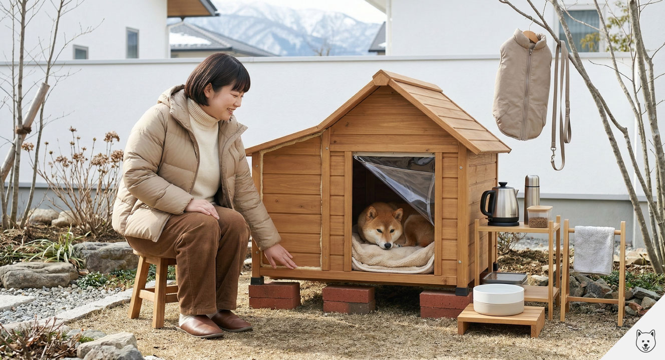 冬の外飼い環境チェックリストで安心管理