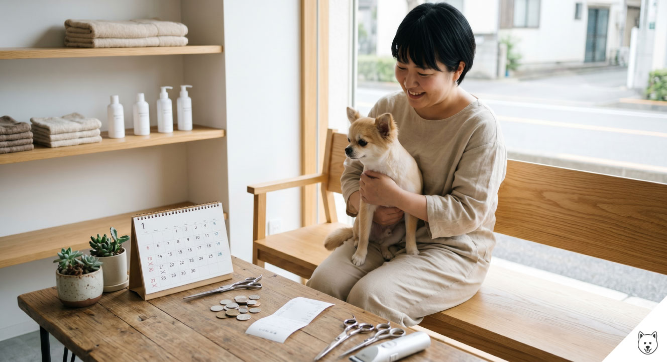 トリミング料金と頻度の目安