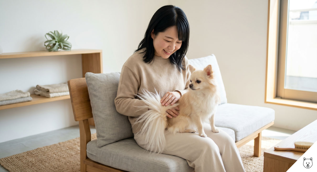 チワワのしっぽをふさふさにする方法と注意点