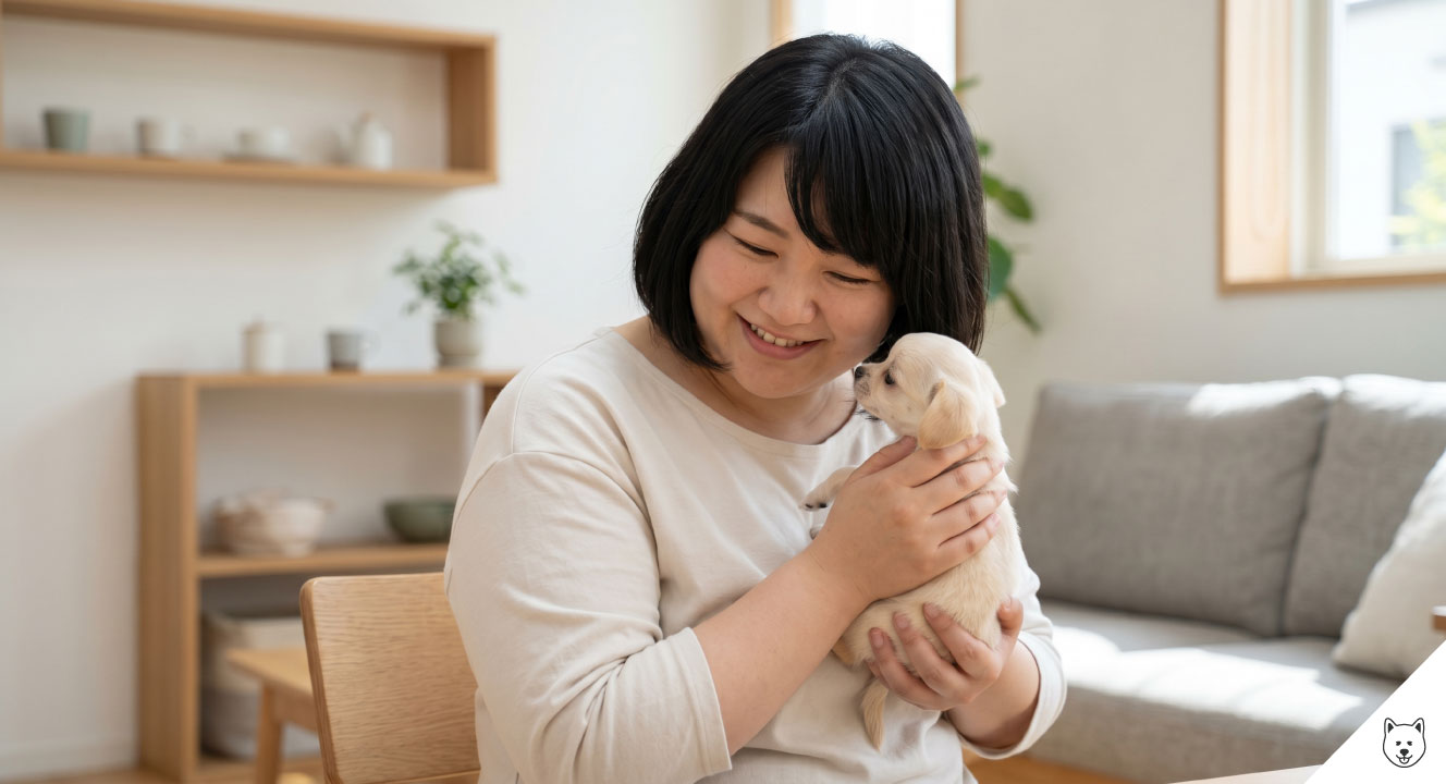 子犬期は垂れ耳が当たり前の状態