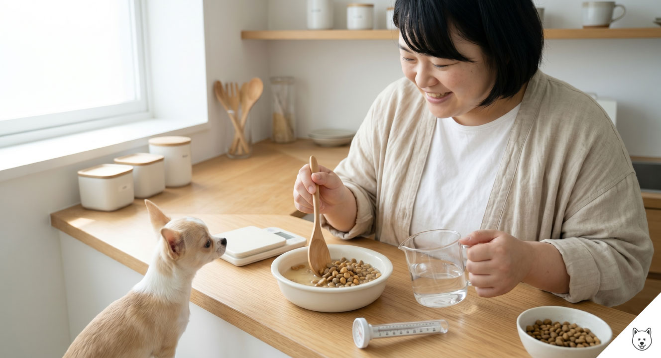 ふやかし方と水の量で消化をサポートする方法