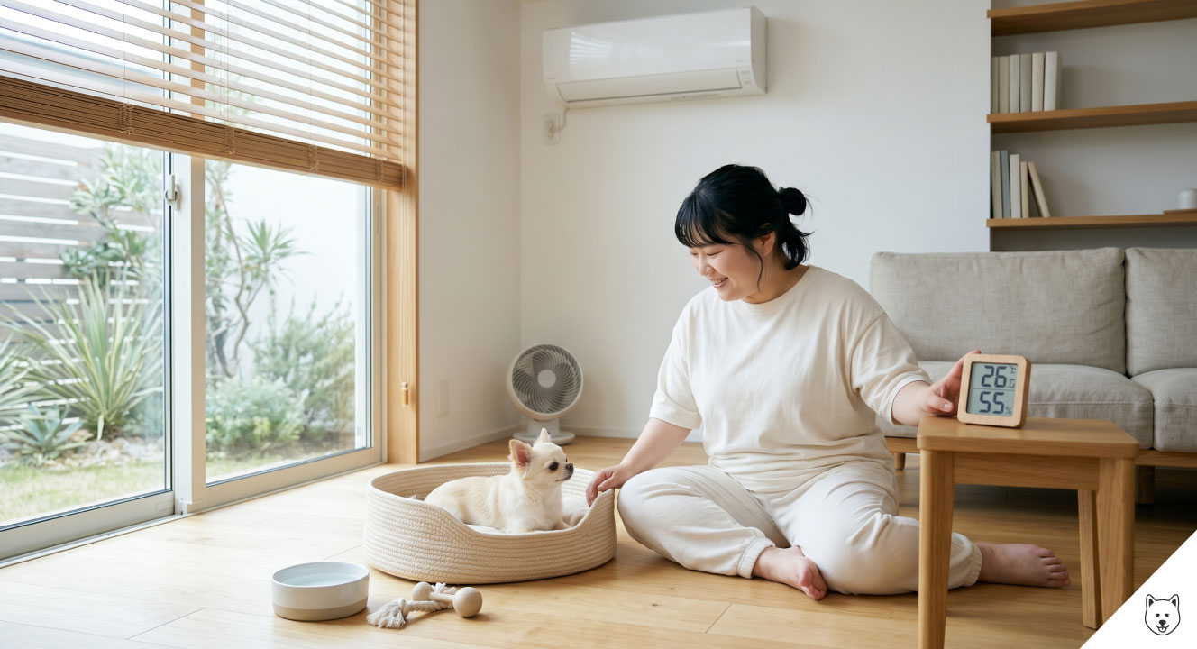 チワワに適した室温は何度が目安か