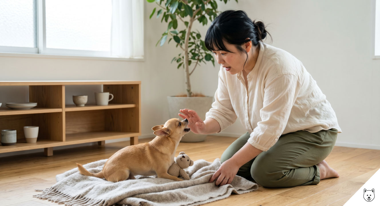 甘やかしで学習するわがままな噛み行動
