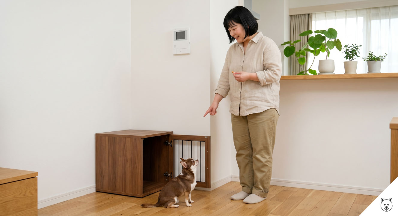 来客やインターホンへの吠えへの対処