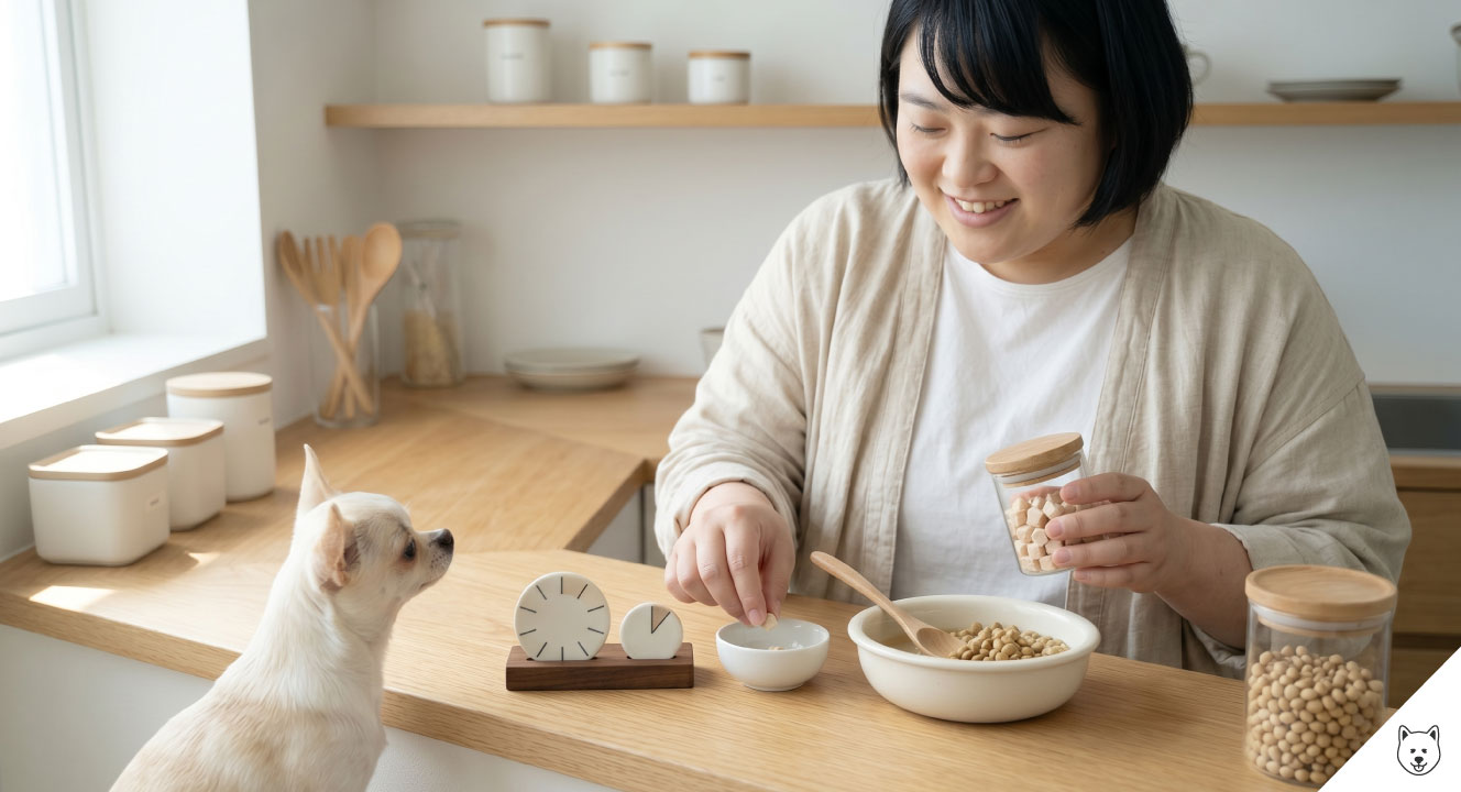 おやつの与え方とカロリー調整