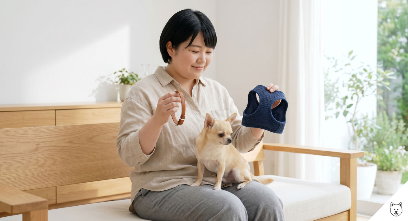 ハーネスと首輪どちらが安心？