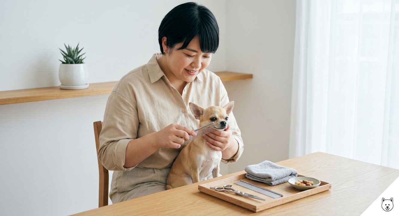 必要な道具と自分でカットする手順