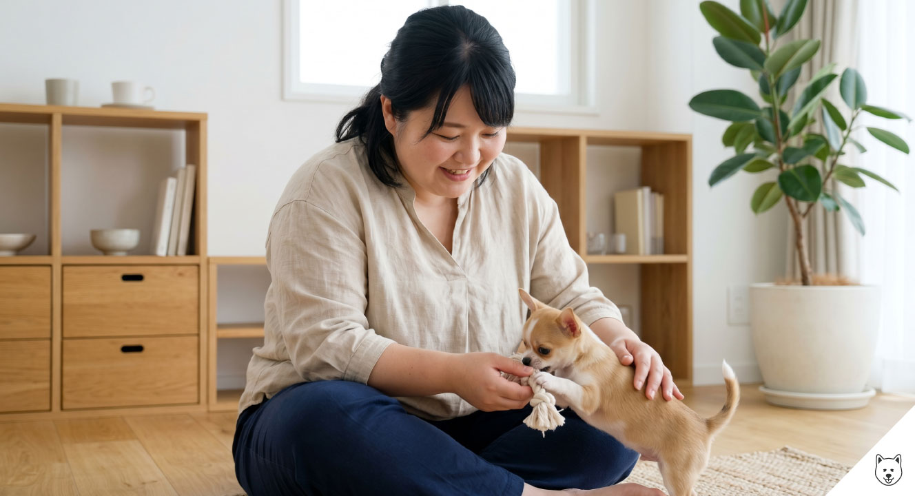 子犬の甘噛みを防ぐ正しいしつけ方