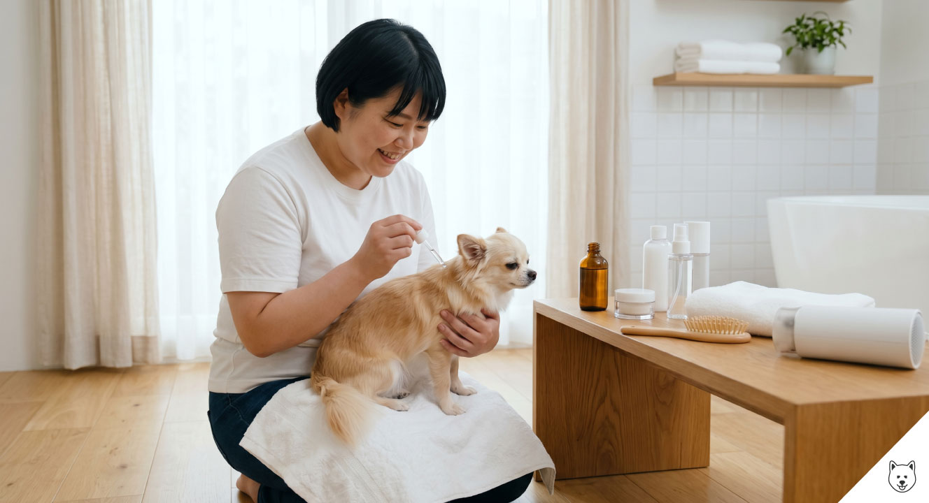 シャンプーと保湿で毛が育つ環境を整える