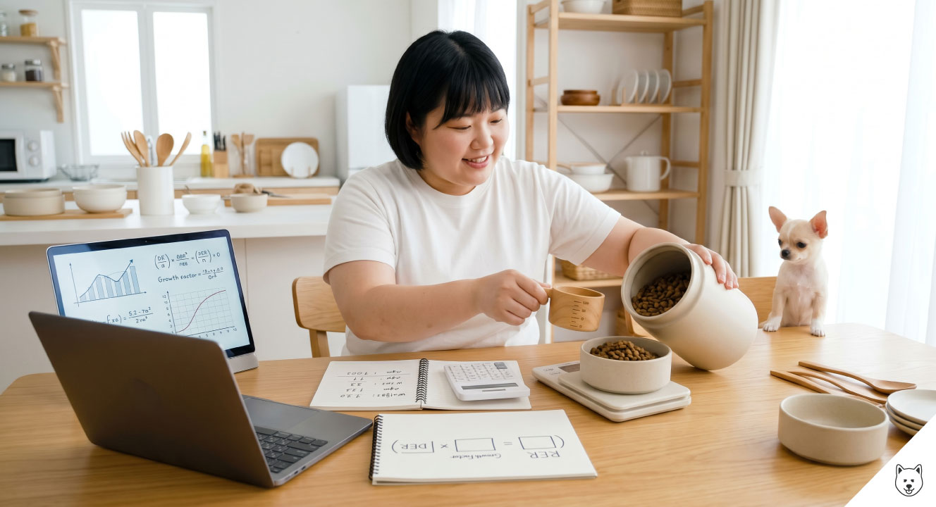 正しい給餌量とエネルギーの計算