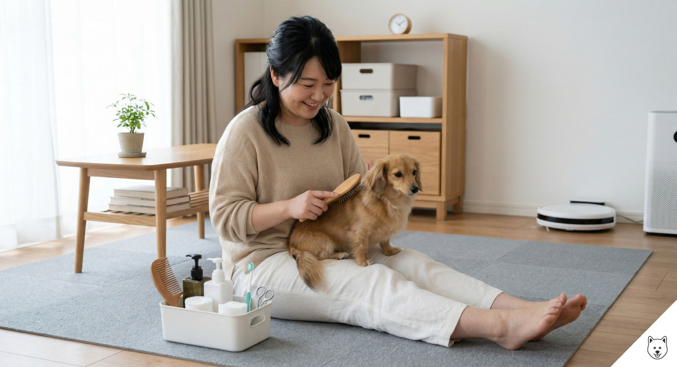 飼いやすい環境と被毛ケアのルーチン